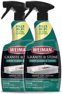 weiman granite daily clean & shine disinfectant - 24 ounce (2 pack) | safely clean, disinfect and shine granite, marble, soapstone, quartz, quartzite, slate, limestone, corian, laminate, and tile countertops logo