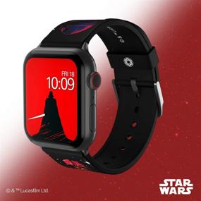 img 3 attached to 👻 Darth Vader Smartwatch Band - Officially Licensed Star Wars Design, Compatible with Apple Watch (Apple Watch not included)