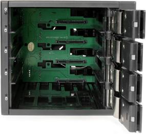 img 1 attached to 🔥 High-Speed 4-Bay Trayless Hot Swap Mobile Rack Backplane for 3.5in SAS II/SATA III - 6 Gbps HDD by StarTech.com (Model: HSB4SATSASBA)