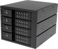 🔥 high-speed 4-bay trayless hot swap mobile rack backplane for 3.5in sas ii/sata iii - 6 gbps hdd by startech.com (model: hsb4satsasba) логотип