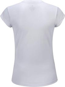 img 2 attached to 👚 ANIVIVO Women's Short Sleeve Tennis Shirts - Solid V-Neck Golf T-Shirts for Running