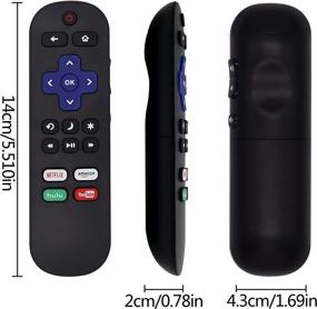 img 3 attached to 📺 Upgraded TCL Roku TV Remote with 4 Channel Shortcut Buttons - Compatible with All TCL Roku Smart LED TVs - Hassle-free Installation