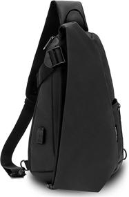 img 4 attached to Lovvento Waterproof Shoulder Crossbody Backpacks