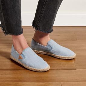 img 3 attached to 👡 OLUKAI Kaula Pa'a Kapa Women's Espadrilles: Comfortable Linen Slip-On Shoes with Lightweight Drop-in Heel Design, Braided Water-Resistant Jute & Wet Grip Soles