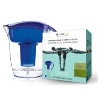 💧 santevia alkaline water pitcher (blue): optimize your hydration with santevia water systems logo