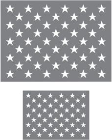 img 4 attached to American Flag Star Stencil Template