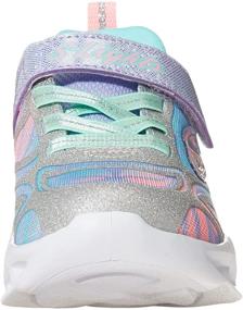 img 3 attached to 👟 Adorable Turquoise Skechers Lighted Sneakers for Girls: Perfect Athletic Shoes