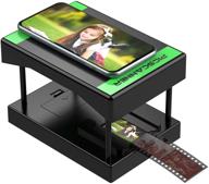 📸 rybozen mobile film and slide scanner: transform your smartphone camera into a fun toy for scanning and playing with old 35mm films & slides, featuring led backlight and rugged plastic folding design - perfect gift idea! logo