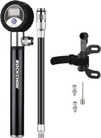 img 4 attached to 🚲 Mini Bike Hand Pump: Portable Aluminum Foot Activated Tire Air Pump - Fits Presta & Schrader Valve, 120 PSI High Pressure Gauge Inflator for Road Mountain BMX Bikes & Balls