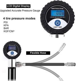 img 2 attached to 🚲 Mini Bike Hand Pump: Portable Aluminum Foot Activated Tire Air Pump - Fits Presta & Schrader Valve, 120 PSI High Pressure Gauge Inflator for Road Mountain BMX Bikes & Balls