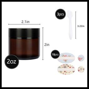 img 3 attached to 💄 Set of Plastic Cosmetic Bottles for Ointments