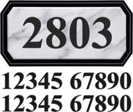 🏡 marble house address plaques: personalized signs for home, office, hotel, and garden décor logo