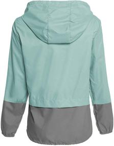 img 2 attached to 🧥 LOMON Women's Lightweight Waterproof Rain Jacket: Packable Hooded Windbreaker for Outdoor Protection