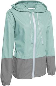 img 3 attached to 🧥 LOMON Women's Lightweight Waterproof Rain Jacket: Packable Hooded Windbreaker for Outdoor Protection