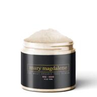 🌹 premium organic face scrub with mary magdalene rose & sugar: natural exfoliating formula for anti-aging benefits - 4 fl oz logo