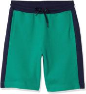 🩳 spotted zebra little colorblock french boys' shorts: vibrant style for trendy kids logo