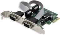 🔌 syba sy-pex15034: высокопроизводительная 2-портовая rs-232 db9 serial pcie 1.0 x1 с чипсетом moschip - эффективное решение для подключения логотип