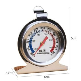 img 3 attached to 🌡️ Accurate and Versatile VOKARO 2-Pack Stainless Steel Oven Thermometers (50-300°C/100-600°F) for Grilling and Baking Perfection