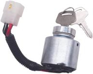 ignition switch - compatible with 🔑 kubota bx1500 bx1800 g2460 tg1860 zd21 zd28 (66101-55200) logo