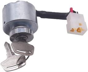 img 1 attached to Ignition Switch - Compatible with 🔑 Kubota BX1500 BX1800 G2460 TG1860 ZD21 ZD28 (66101-55200)