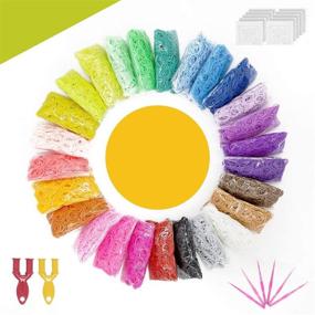 Loom Bracelet Rubber Bands Kit: 12750+ Pieces Colorful…