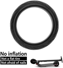 img 2 attached to Ninebot ES1/ES2 Electric Scooter Wheel Full Set: High-Quality Tire Replacement