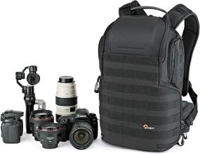 img 3 attached to 🎒 Lowepro ProTactic 350 AW II: Ultimate Modular Backpack for Pro Cameras, Drones, and Laptop (Up to 13 Inch), with All Weather Cover - Black