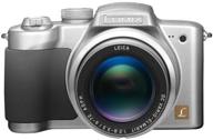 📷 серебряная цифровая камера panasonic lumix dmc-fz5s 5mp с 12-кратным оптическим зумом и стабилизацией изображения для улучшенных результатов. логотип