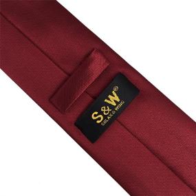 img 1 attached to Shlax Wedding Neckties Classic Fashion