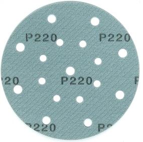 img 1 attached to 🛠️ Serious Grit Premium 6-Inch 17-Hole Sanding Discs - 220 Grit, 50 Pack (Formerly Armadillo Abrasives)