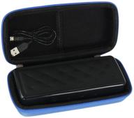 protective travel case for amazonbasics portable bluetooth speaker (model: bsk30) - hermitshell hard eva case logo