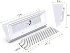 img 2 attached to 🏕️ Отдых LED XL 12В 650 люменов наружный светильник для веранды - Замена освещения для автодомов, прицепов, кемперов, 5-го колеса - Белая база, прозрачный объектив (белый, 1 шт.)