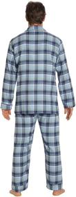 img 3 attached to 🌙 Cotton Flannel Pajamas by EVERDREAM Sleepwear