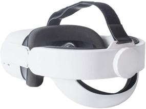 img 3 attached to Улучшите свой игровой опыт в VR с устройством CNBEYOUNG Oculus Quest 2 Head Strap: регулируемое, поддерживающее и комфортное (Lite Plus)