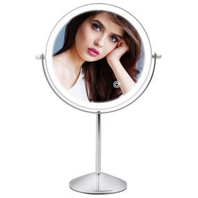 img 4 attached to Lighted Makeup Mirror Rechargeable Magnification