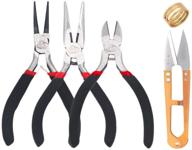 🔧 jewelry pliers set: round nose pliers, wire cutters & needle nose pliers for jewelry making, wire wrapping & beading logo