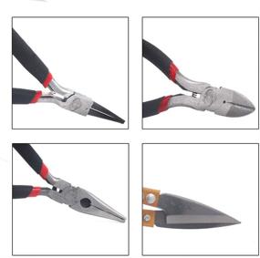 img 1 attached to 🔧 Jewelry Pliers Set: Round Nose Pliers, Wire Cutters & Needle Nose Pliers for Jewelry Making, Wire Wrapping & Beading