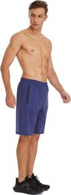 img 2 attached to SILKWORLD Running Workout Athletic Pockets Men's Clothing for Active