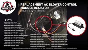 img 2 attached to 🔧 AC Blower Control Module - Replaces 1580567, 93803636, 89018778 - Chevy, Cadillac, GMC - Silverado, Trailblazer, Envoy, Sierra - Heater Blower Resistor