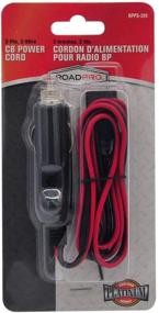 img 1 attached to 🔌 RoadPro RPPS-220 Platinum Series 12V 3-Pin Plug Fused Replacement CB Power Cord – High-Quality and Reliable Connectivity for Your CB Radio