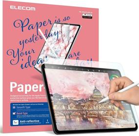 img 4 attached to 🖊️ Pencil-Feel Screen Protector for Drawing | Anti-Glare, Scratch-Resistant, Bubble-Free | Compatible with 12.9" iPad Pro 2018/2020 (TB-A18LFLAPL-W)