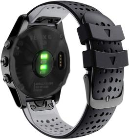 img 4 attached to Abanen For Fenix 5/Fenix 6 Quick Release Fit Watch Bands