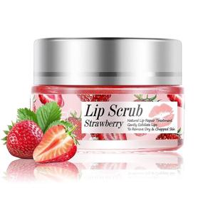 img 4 attached to 👄 Natural Lip Exfoliator Scrub, Moisturizing Lip Mask for Dry and Dark Lips, Lip Lightening Treatment for Smokers, Gentle Lip Scrubs & Moisturizer, Free Lip Sugar Scrub - 20g