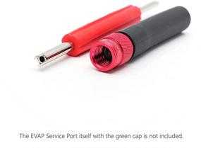 img 3 attached to 🔌 AutoLine Pro EVAP Service Port Adapter Kit with Valve Removal Tool and Smoke Leak Tester Connector