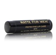 🍋 matte for men hydrating citrus lip balm: spf 15 protection for moisturized lips logo