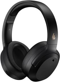 img 4 attached to Edifier W820NB Headphones - Hybrid ANC - Hi-Res Audio - 49H Battery Life - Bluetooth Over Ear Wireless Headphones for Phone Calls - Black