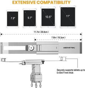 img 3 attached to Крепление на руль AboveTEK для планшета, аксессуары для планшета