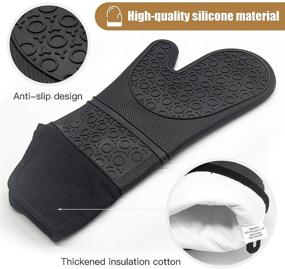 img 2 attached to Silicone Quilted Resistant Non Slip Barbecue
