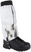 mil tec protective gaiters snow camo logo