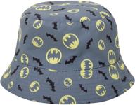 ultimate protection and style with the dc comics boys' batman bucket hat logo